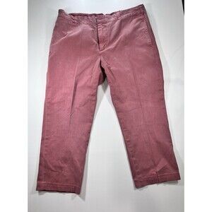 Polo Ralph‎ Lauren Pant Mens 38 Faded Red Slim Fit Straight Cotton Chino Preppy